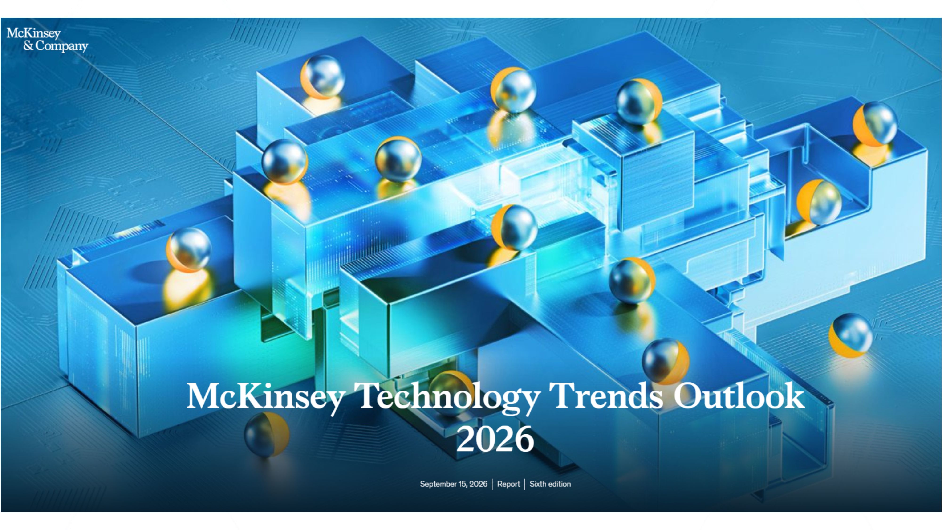 McKinsey Technology Trends Outlook 2026