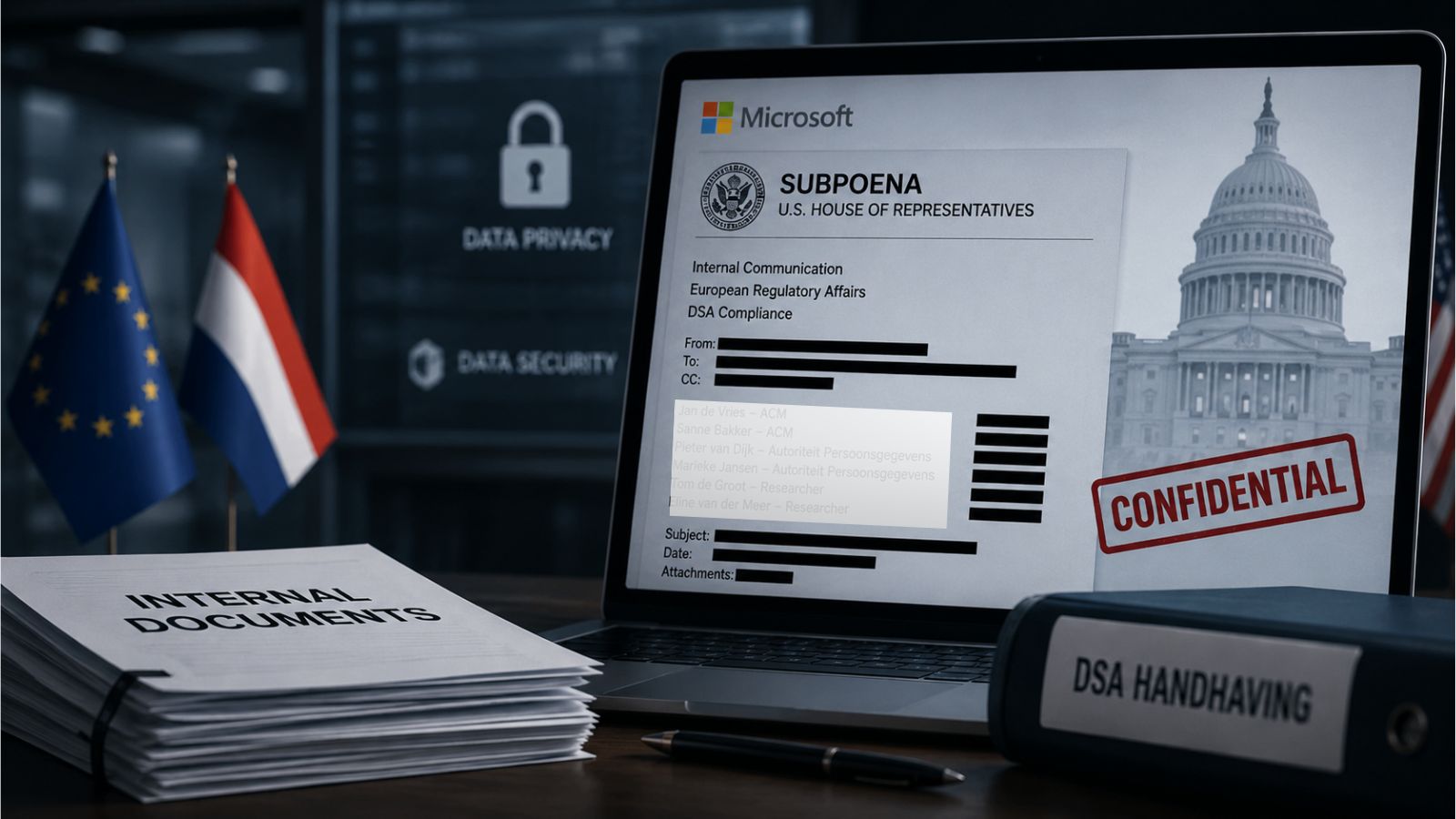 Microsoft-rel legt spanningen bloot tussen Europese privacyregels en Amerikaanse wetgeving