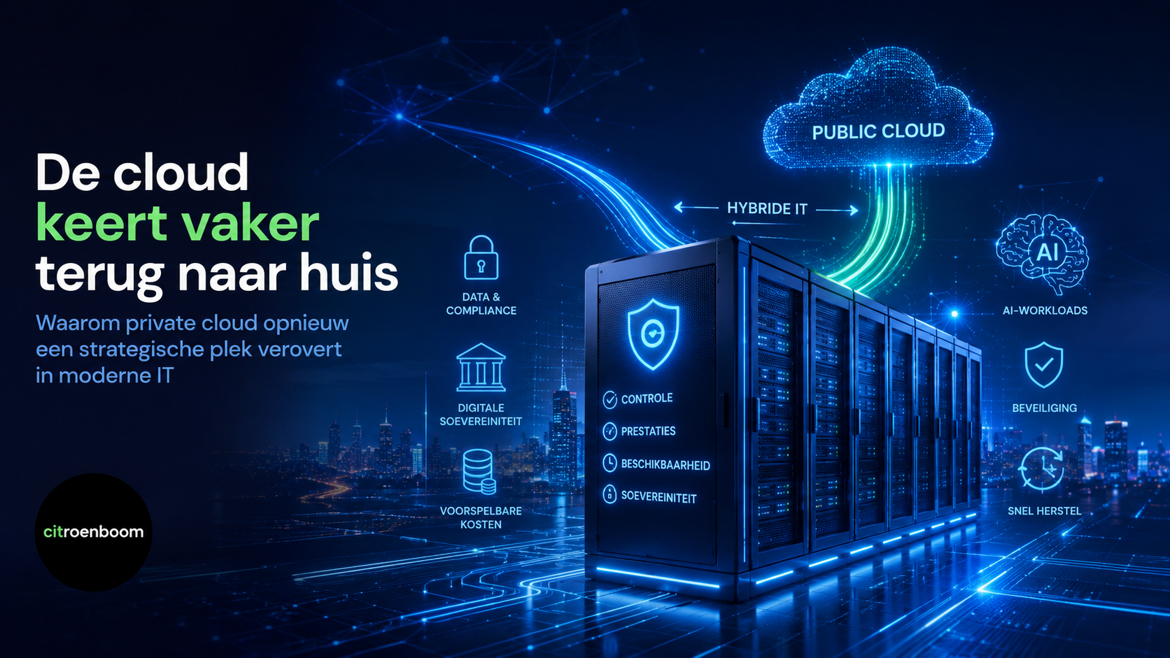 Private cloud maakt comeback door behoefte aan controle en soevereiniteit