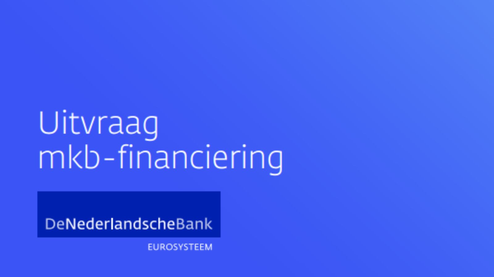 Wie financiert de motor van de economie?