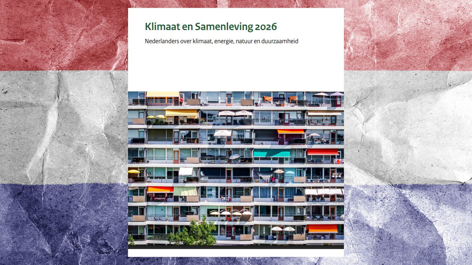 Draagvlak voor klimaatbeleid blijft groot, maar gevoel van onrechtvaardigheid groeit