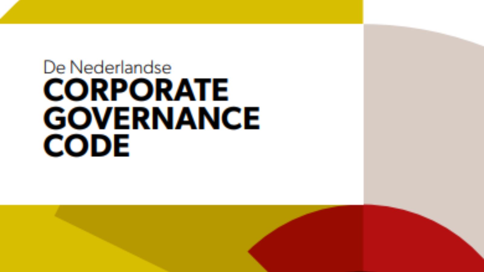Nieuwe corporate governance code gepubliceerd