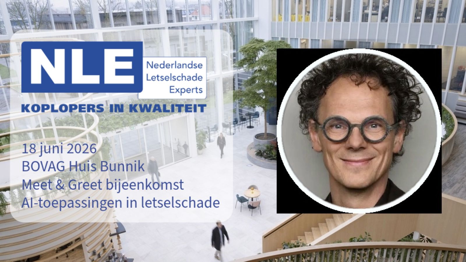 NLE organiseert Meet & Greet over AI in de letselschadebranche 
