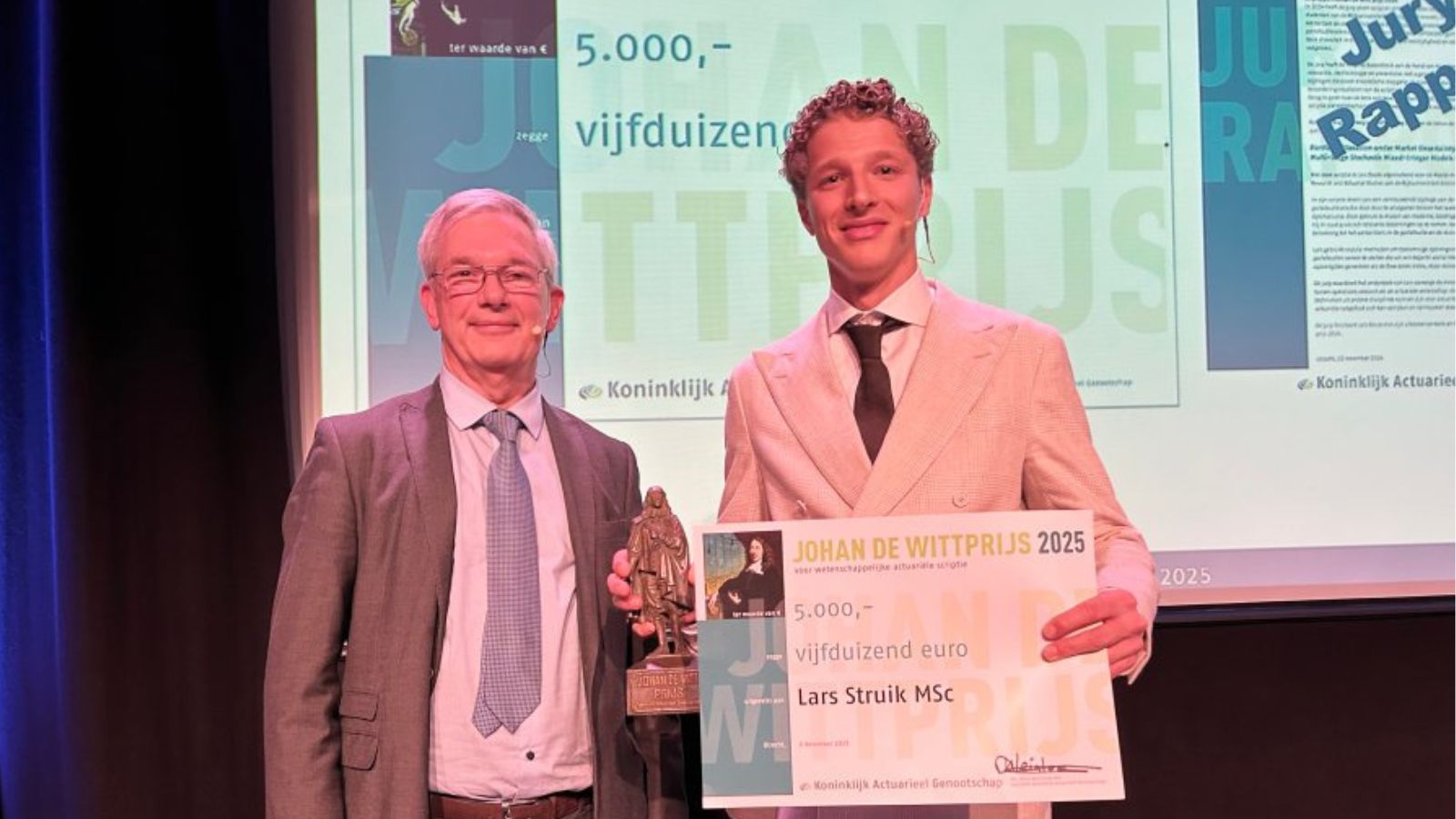Winnaar Johan de Witt prijs 2025: Lars Struik